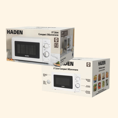 Haden 17L Microwave White Microwave Ovens Haden