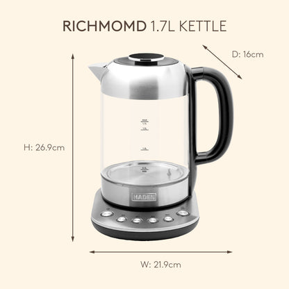 Haden Richmond Variable Temperature Kettle Electric Kettles Haden