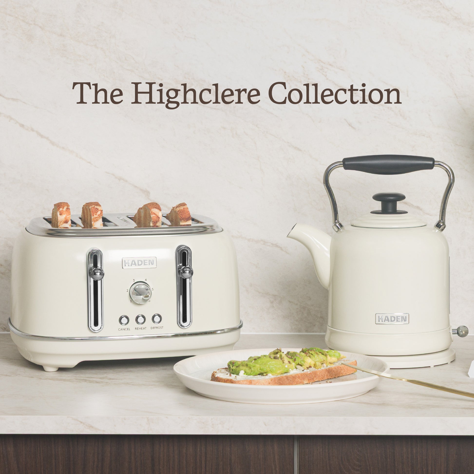 Haden Highclere Cream Kettle Electric Kettles Haden