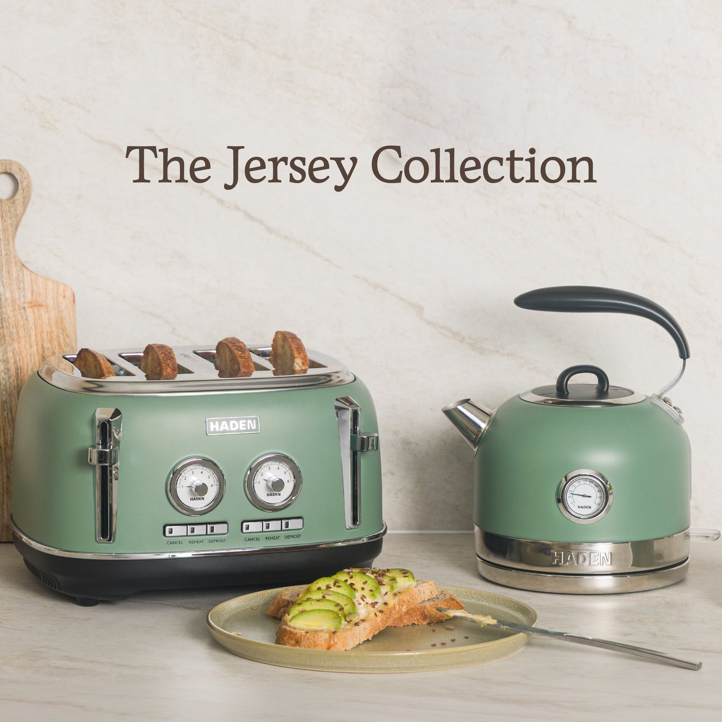 Haden Jersey 1.5L Kettle Cedar Green Electric Kettles Haden