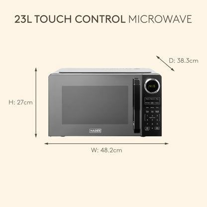 Haden 23L Touch Control Microwave in Black