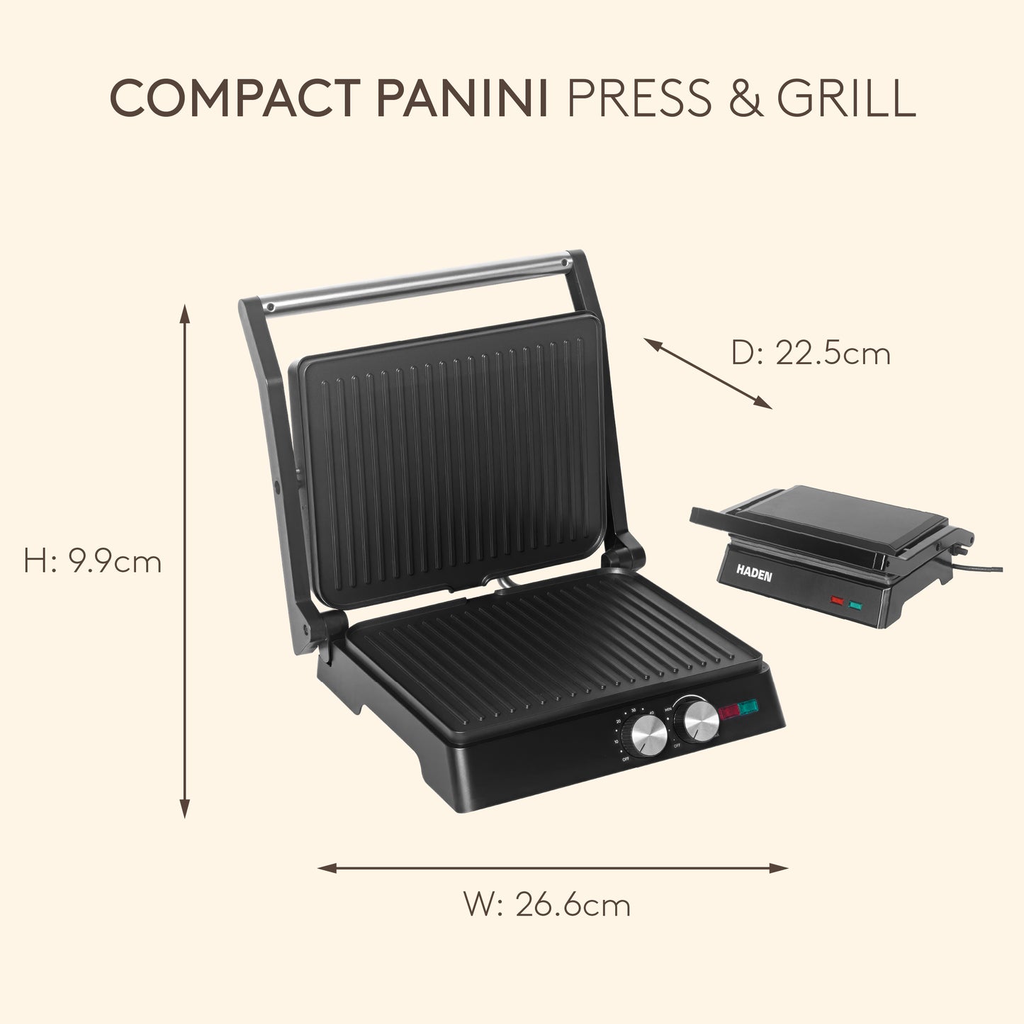 Haden Panini Grill Electric Grill Haden