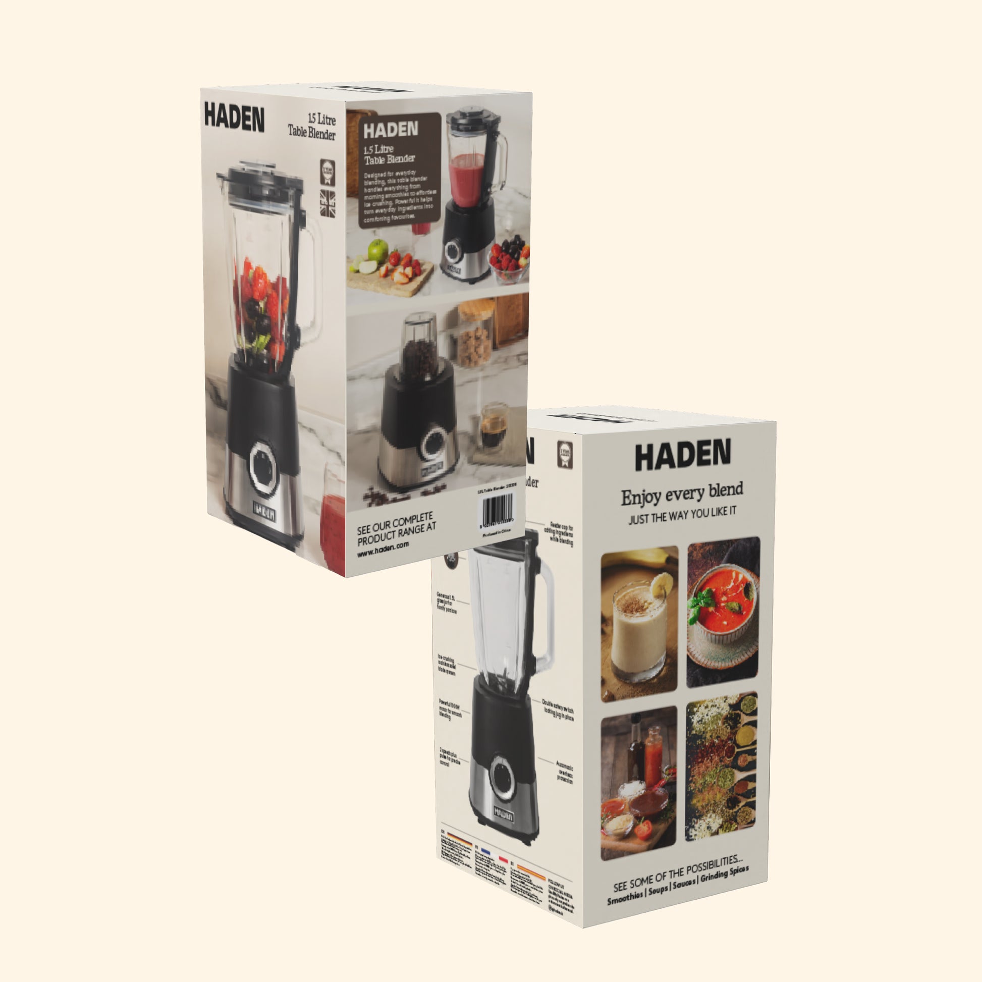 Haden 1.5L Table blender Food Mixers & Blenders Haden