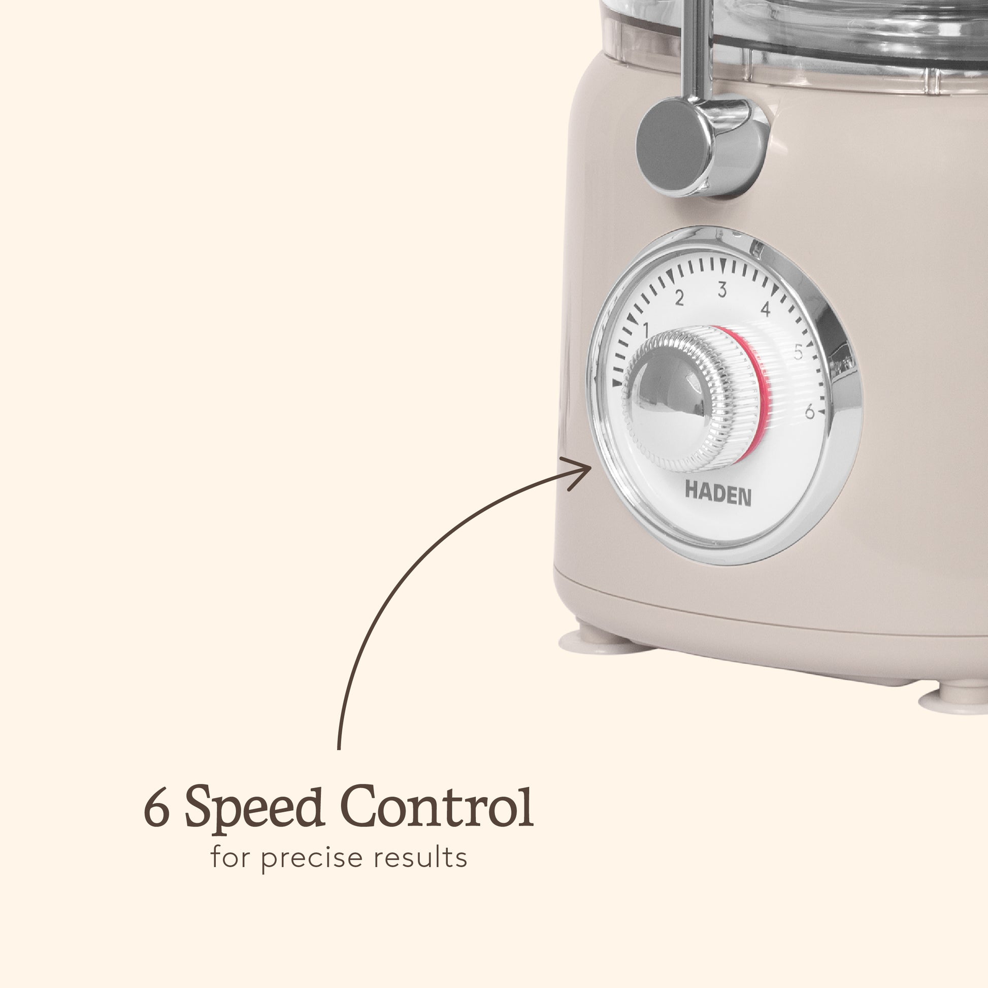 Haden 1L Juicer – Putty Beige Juicer Haden