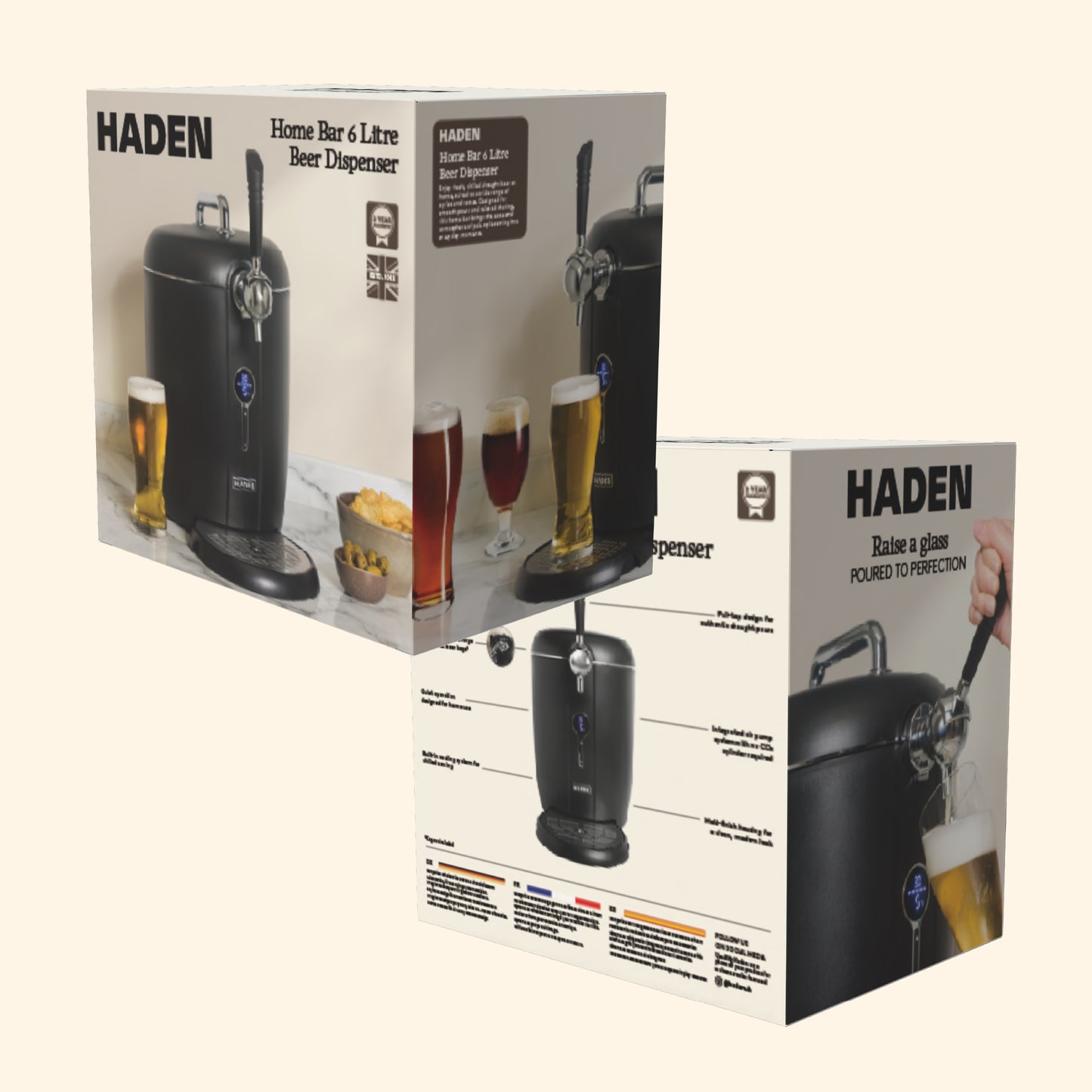 Haden Home Bar 6 Litre Beer Dispenser Haden