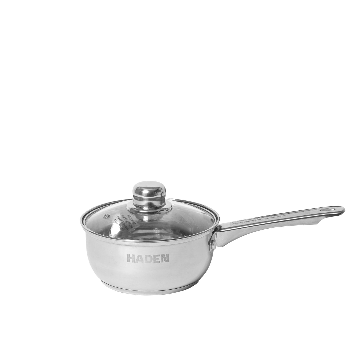 16cm Essential Saucepan With Glass Lid Kitchen Haden