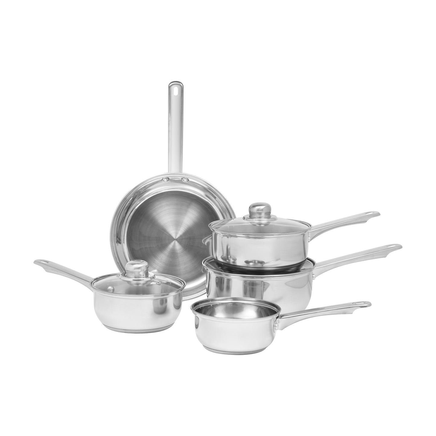 5 Piece Stainless Steel Cookware Set Kitchen Haden