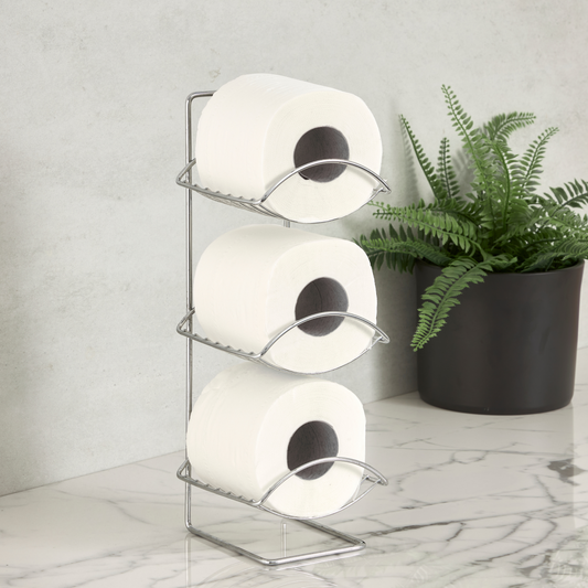 Oceana 3 Tier Toilet Roll Holder