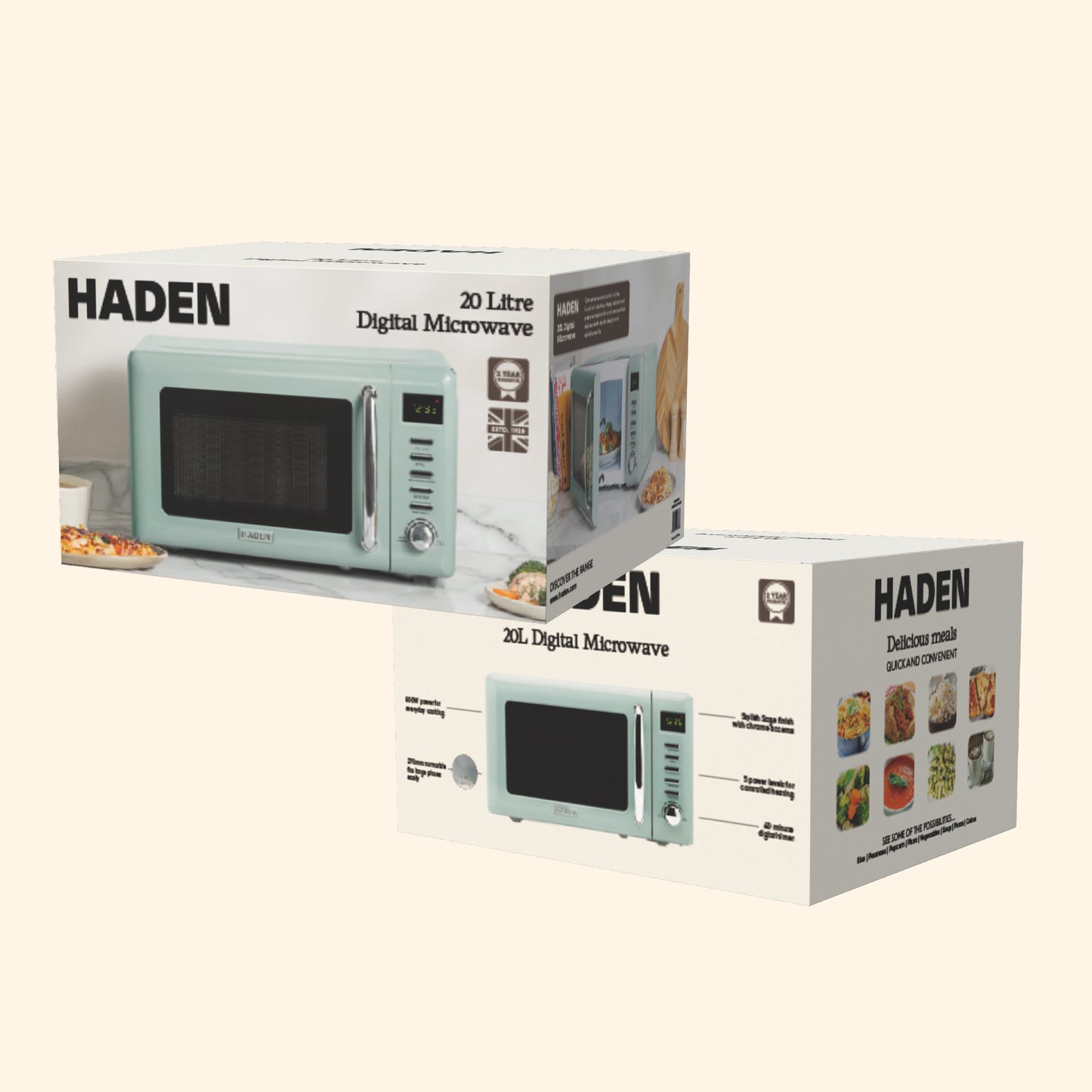 Haden Cotswold Sage Microwave Microwave Ovens Haden