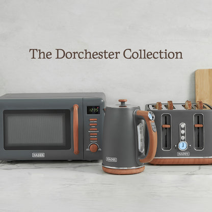 Haden Dorchester Grey 4 Slice Toaster Toasters Haden