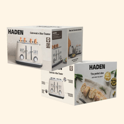 Haden Cotswold 4 Slice Putty Toaster Toasters Haden