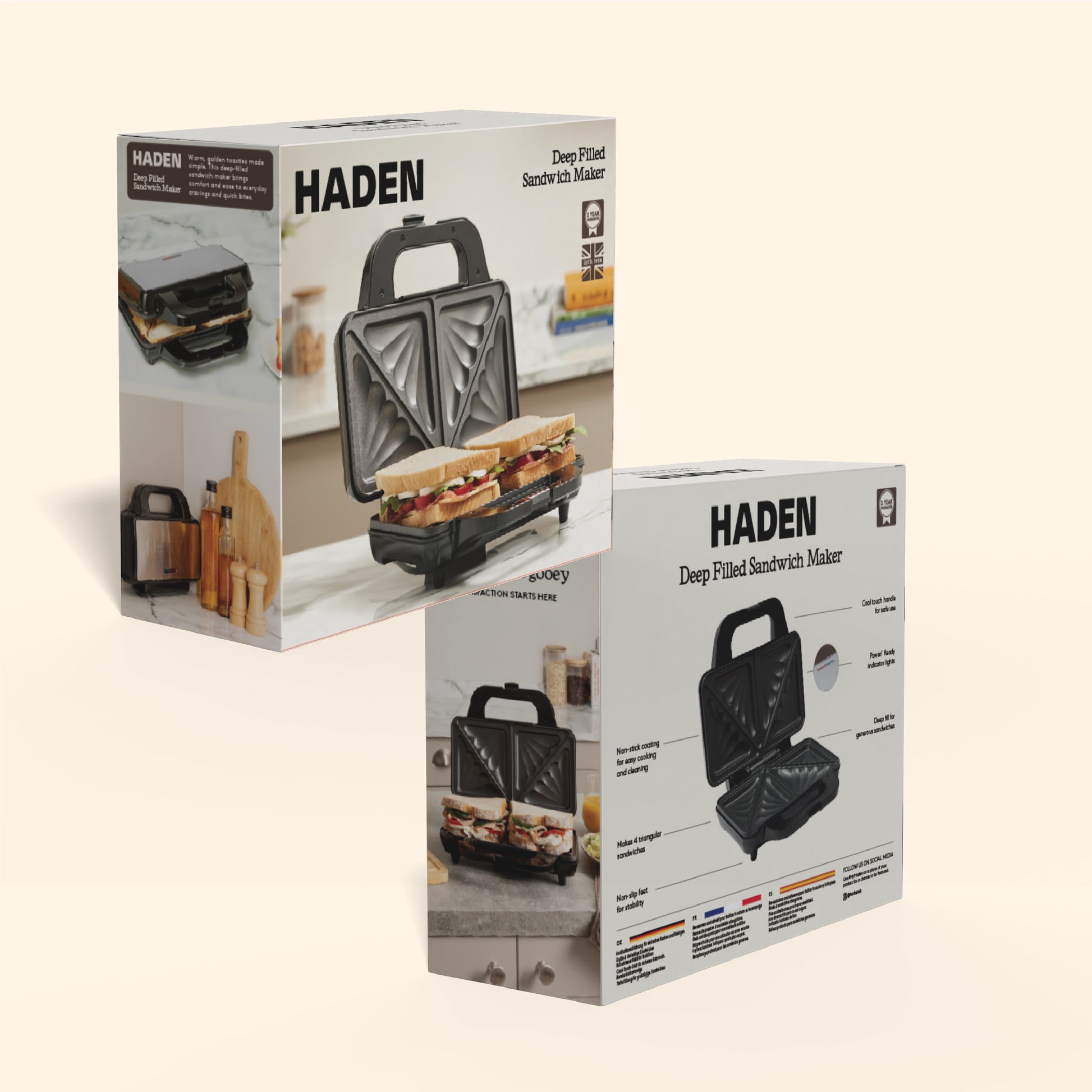 Haden Deep Fill Sandwich Maker Sandwich Maker Haden