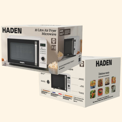 Haden 20L Air Fryer Microwave – White Microwave Ovens Haden