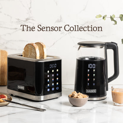 Haden Sensor 2 Slice Toaster – Black Toasters Haden