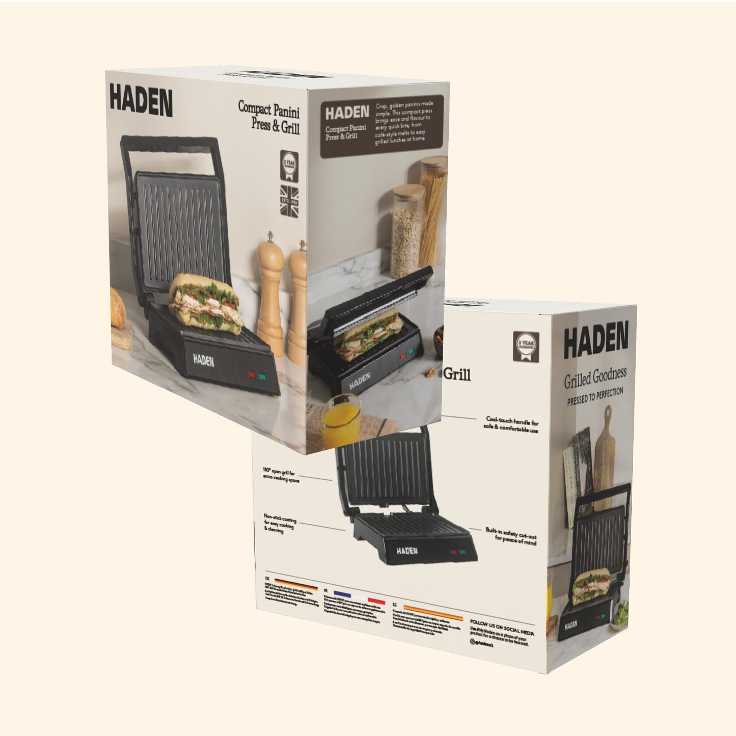 Haden Panini Grill Electric Grill Haden