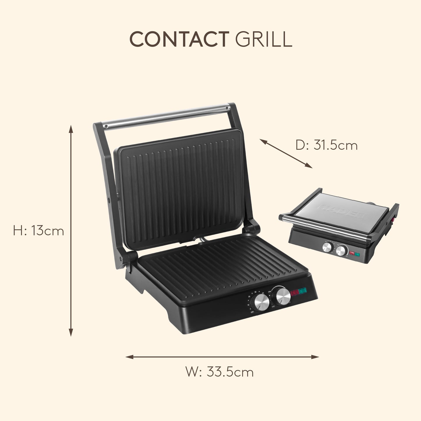 Haden Contact Grill Electric Grill Haden