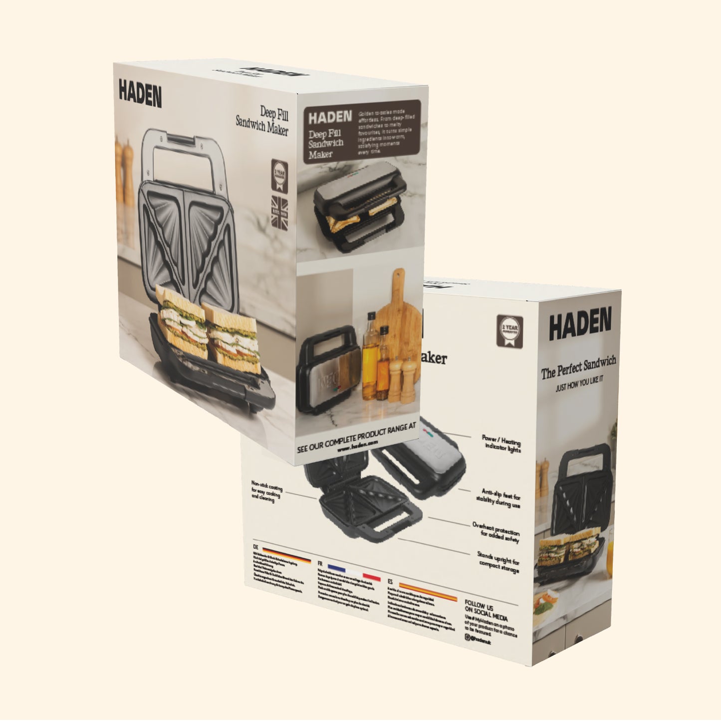 Haden Deep Fill Sandwich Maker Sandwich Maker Haden