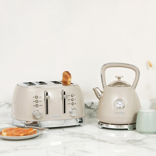 Haden Bristol Kettle & Toaster Bundle - Putty Bundle Haden