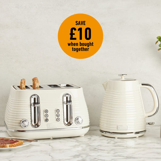 Haden Devon Cream Kettle and Toaster Bundle Bundle Haden