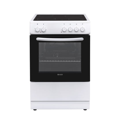 HC61SW 60cm Ceramic Single Oven Cookers Haden