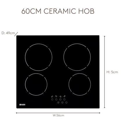 HCT60K 60cm Ceramic Hob Hobs Haden