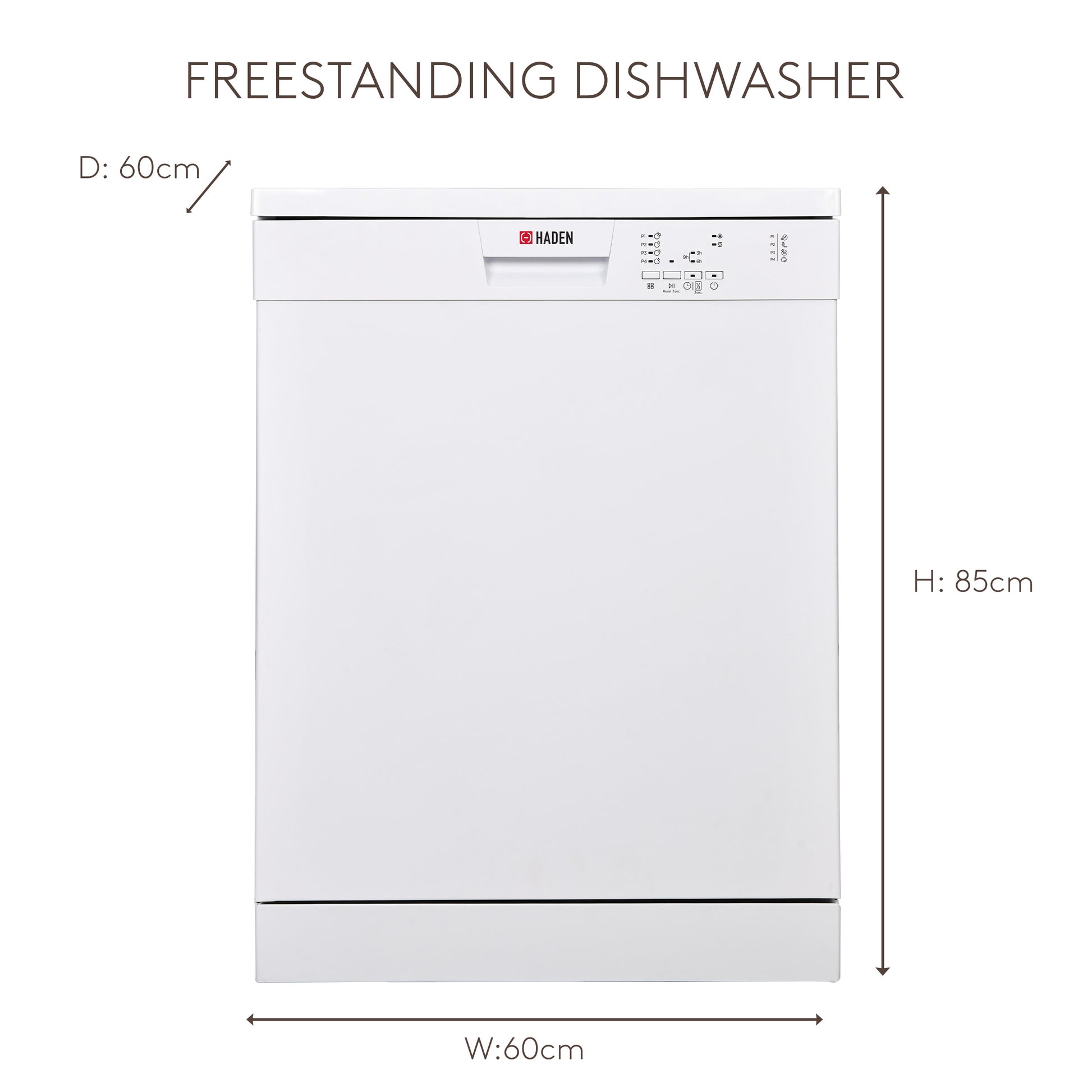 HDD60CW Freestanding Dishwasher dishwasher Haden