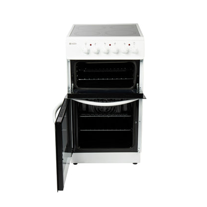 HE50DOMW 50cm Ceramic Double Oven electric cooker Haden