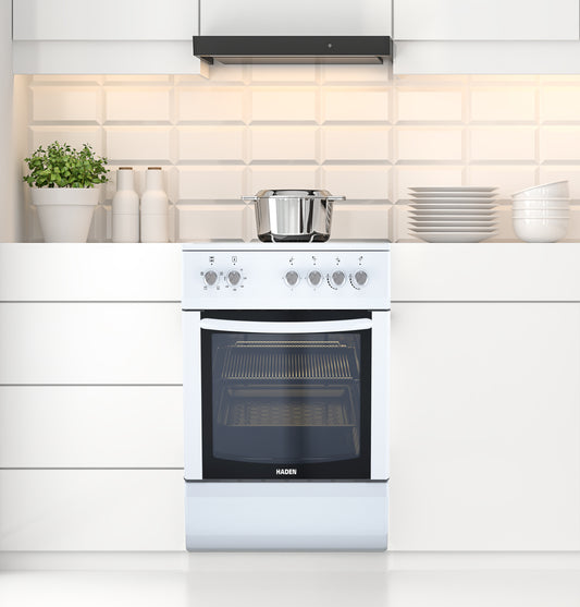 HE61SW 60cm Sealed Plate Single Oven Cookers Haden