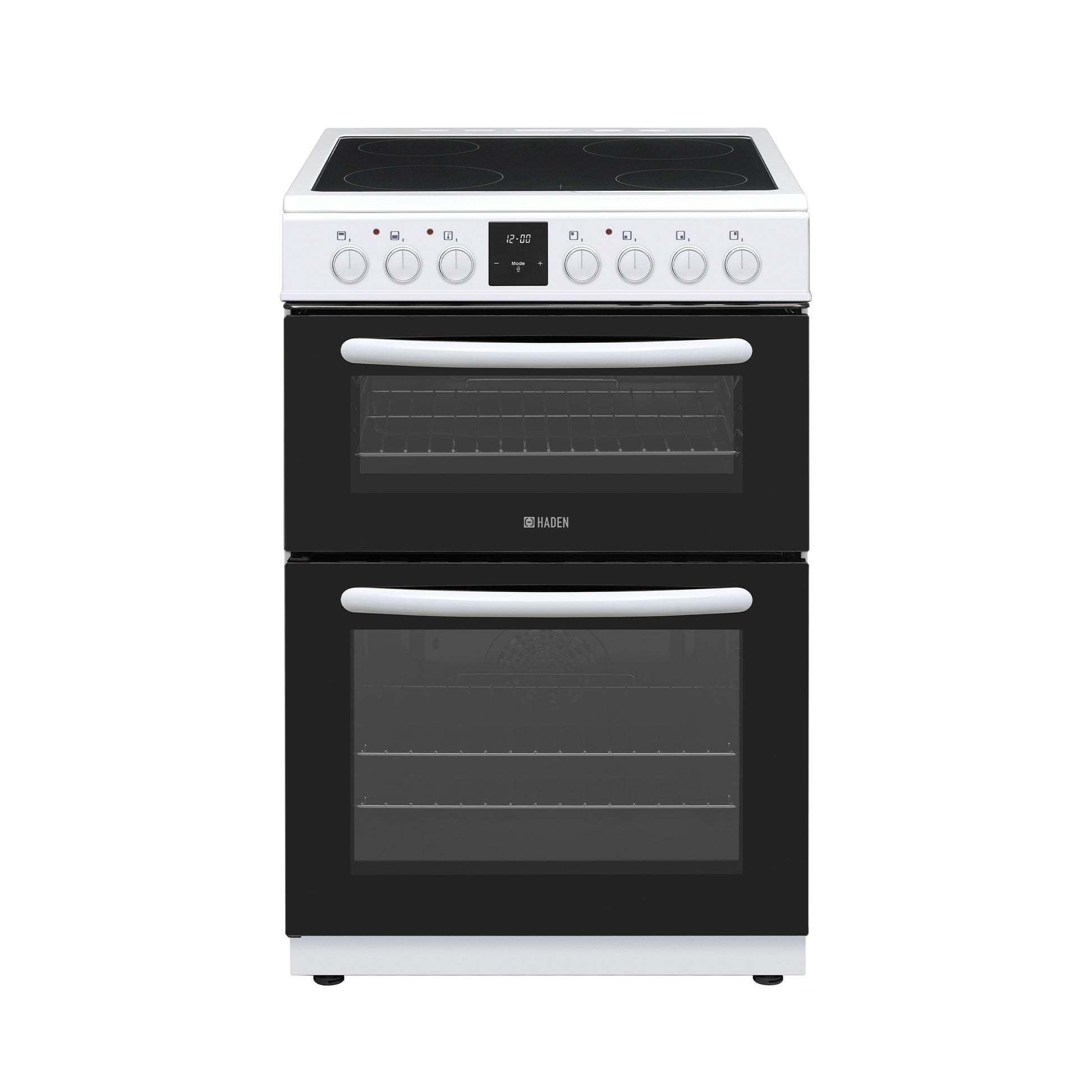 HE65DOPW 60cm Ceramic Double Oven Cookers Haden