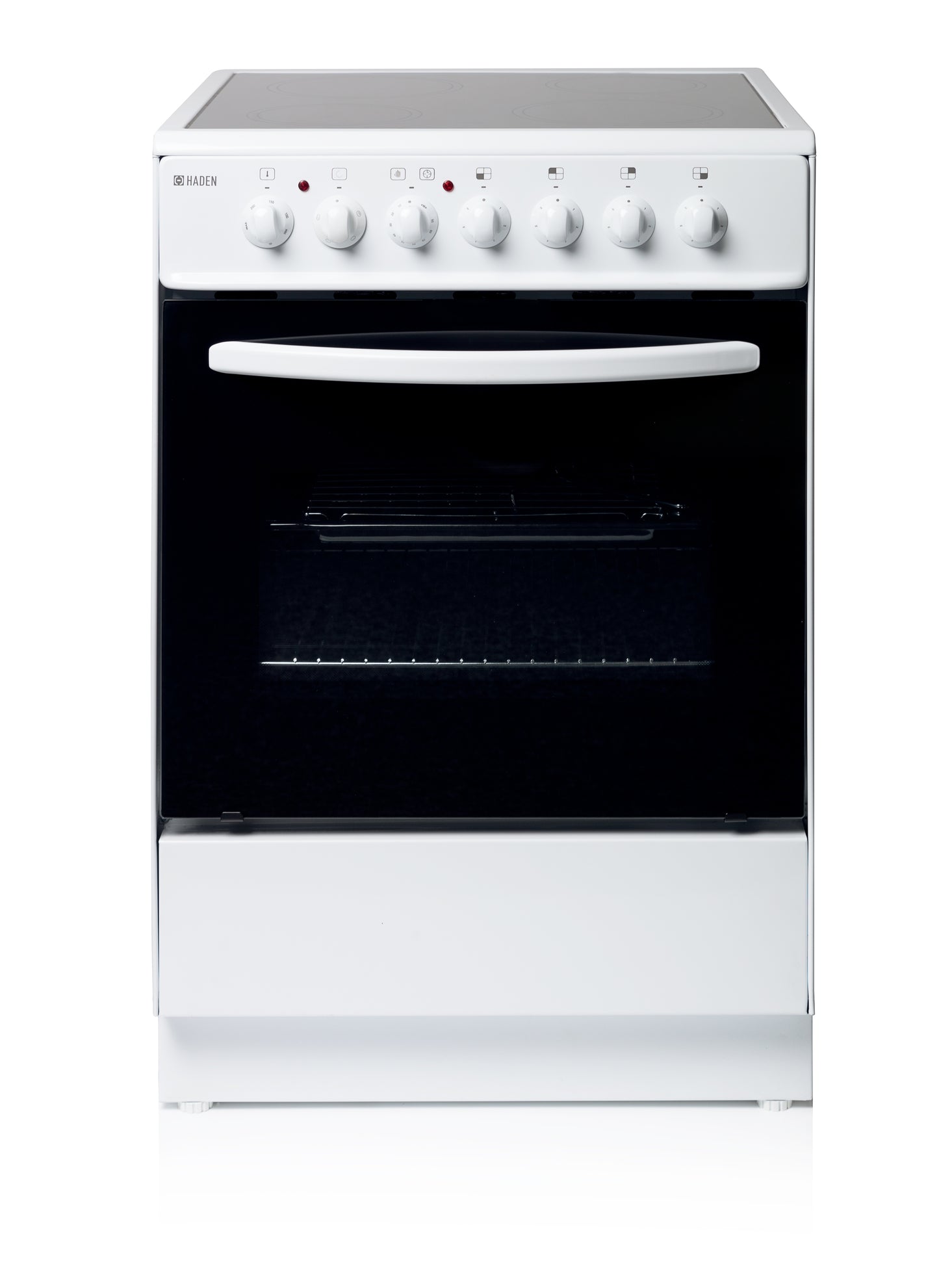 Haden White HEC60W 60cm 64-litre Electric Cooker with Ceramic Hob