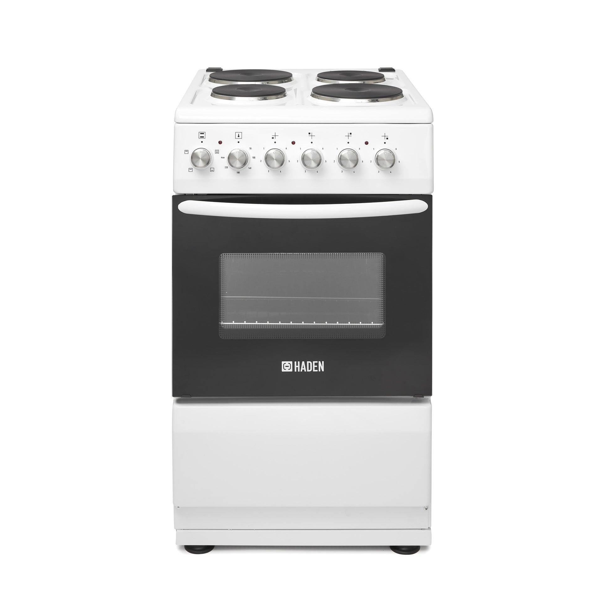 HES050W 50cm Sealed Plate Single Oven Cookers Haden