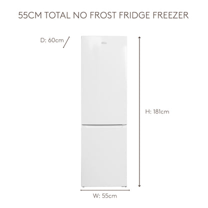 HFF253W 55cm Total No Frost Fridge Freezer Refrigerators Haden