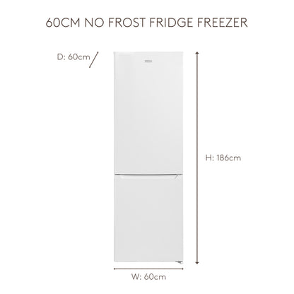 HFF293W 60cm Total No Frost Fridge Freezer Refrigerators Haden