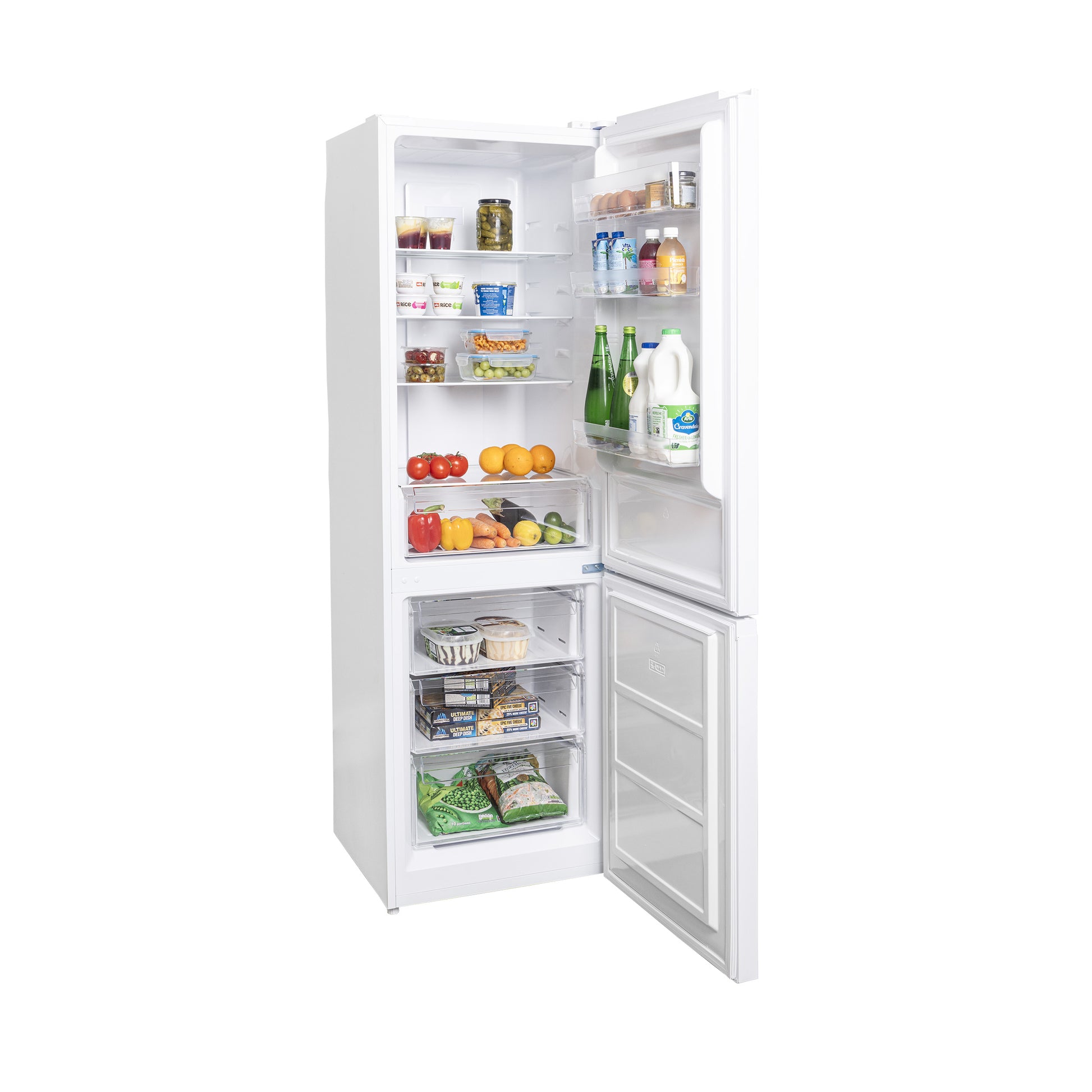 HFF293W 60cm Total No Frost Fridge Freezer Refrigerators Haden