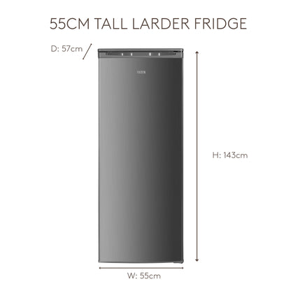 HL316IX 55cm Tall Larder Fridge - Inox Refrigerators Haden