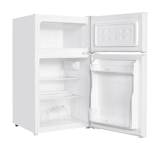 Haden White HR115W 48cm Double Door Under Counter Fridge Freezer