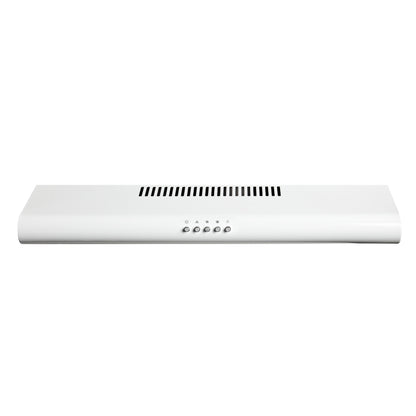 HVH60W-B 60cm Visor Cooker Hood - White cooker hood Haden
