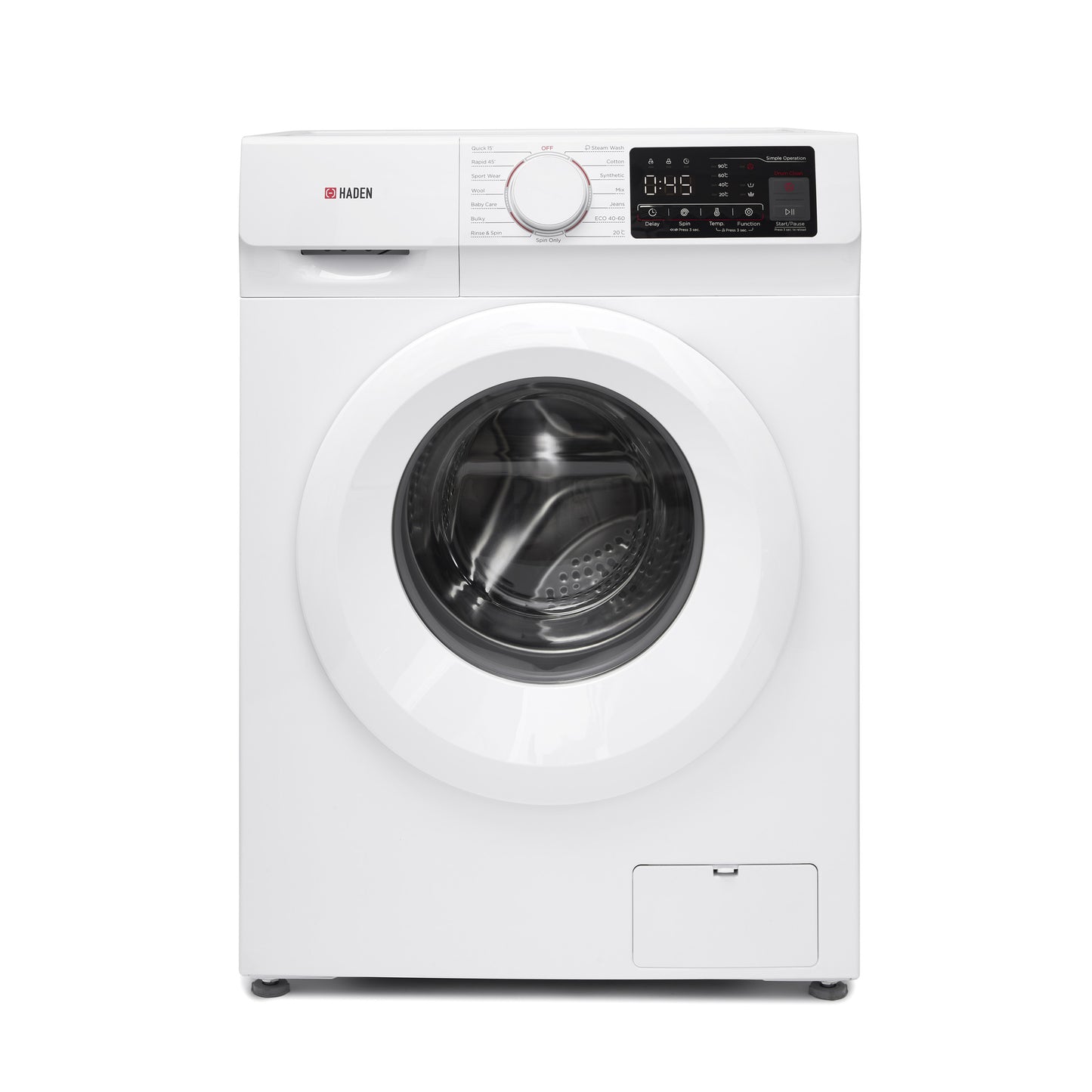 HW1409W – 9KG WASHING MACHINE Haden