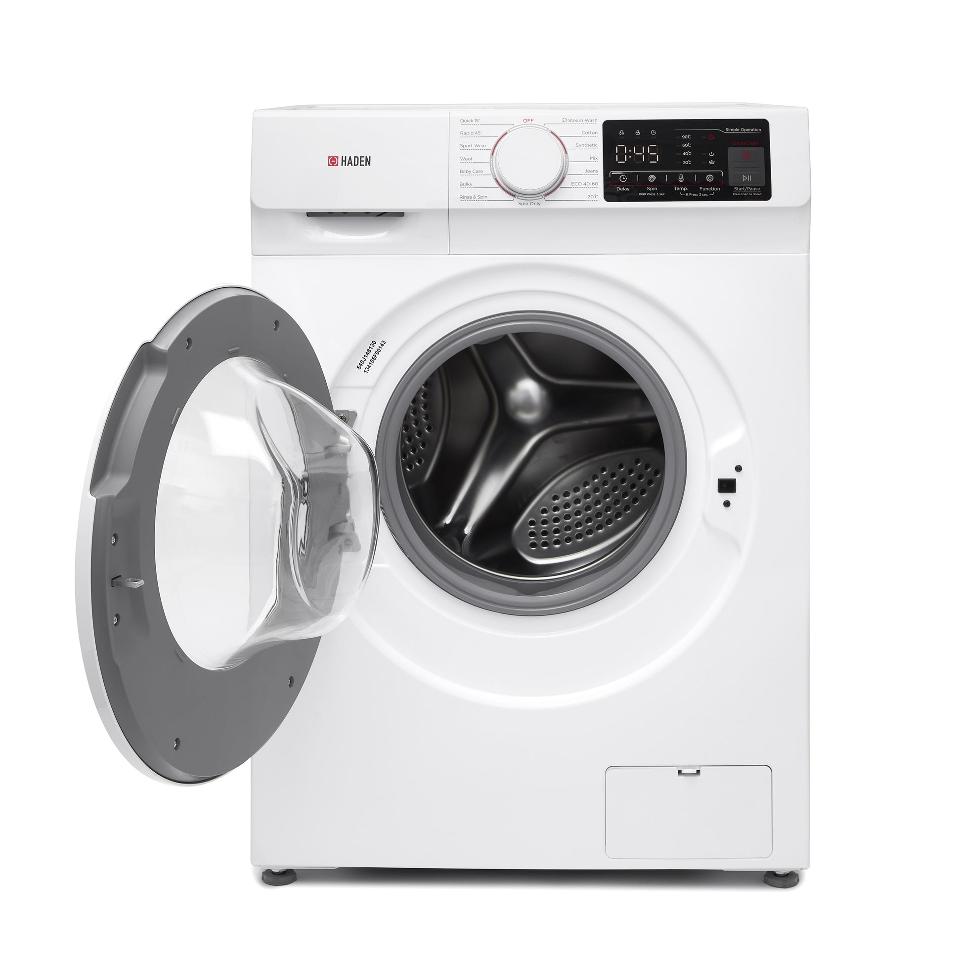 HW1409W – 9KG WASHING MACHINE Haden