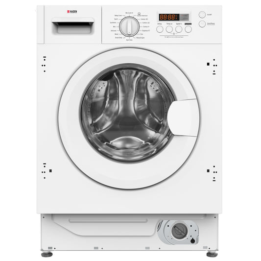 Haden White HWDI1480 Integrated 8kg 1400rpm Washer Dryer