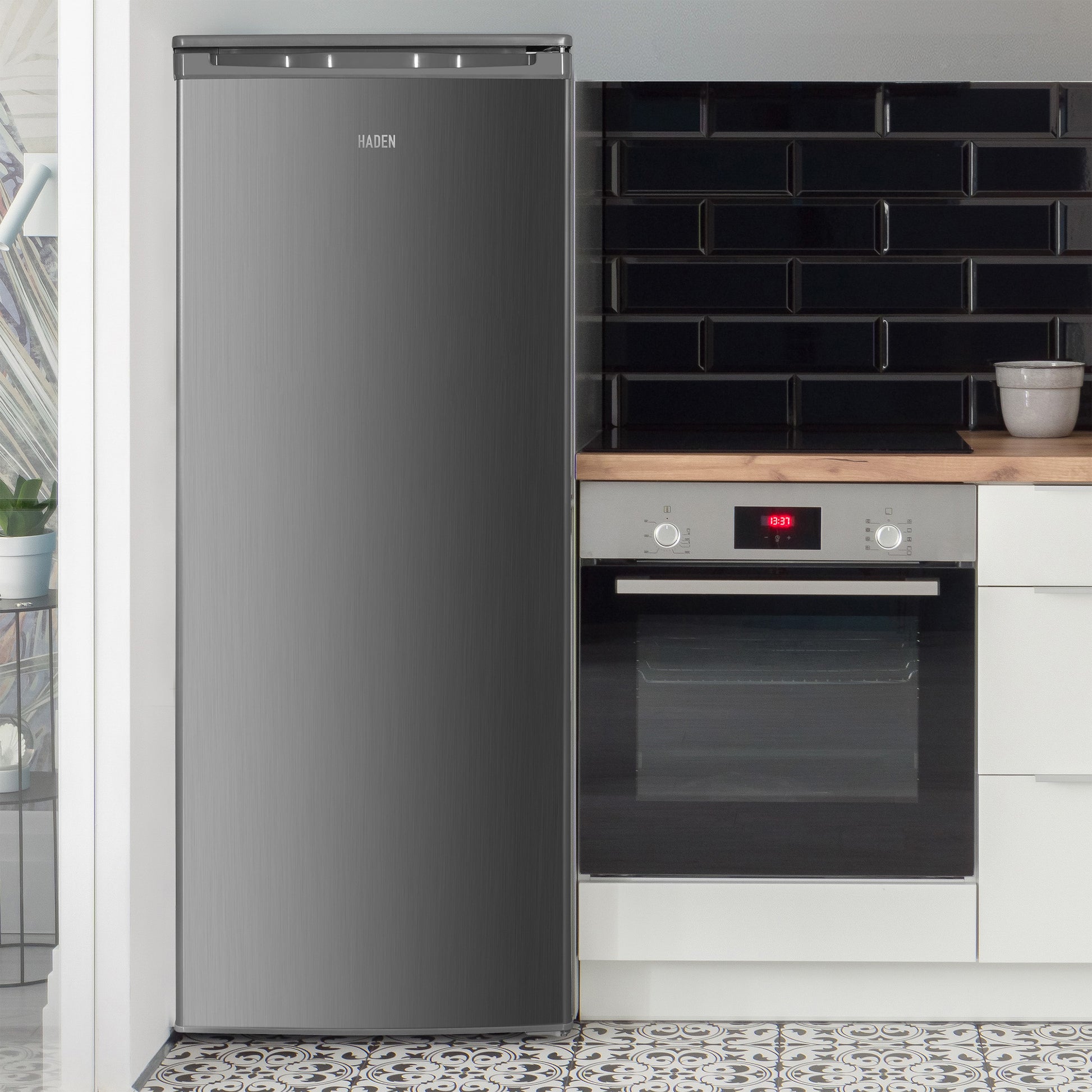 HZ218IX 55cm Tall Freezer - Inox Refrigerators Haden