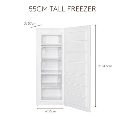 HZ218WH-E 55cm Tall Freezer - White Refrigerators Haden
