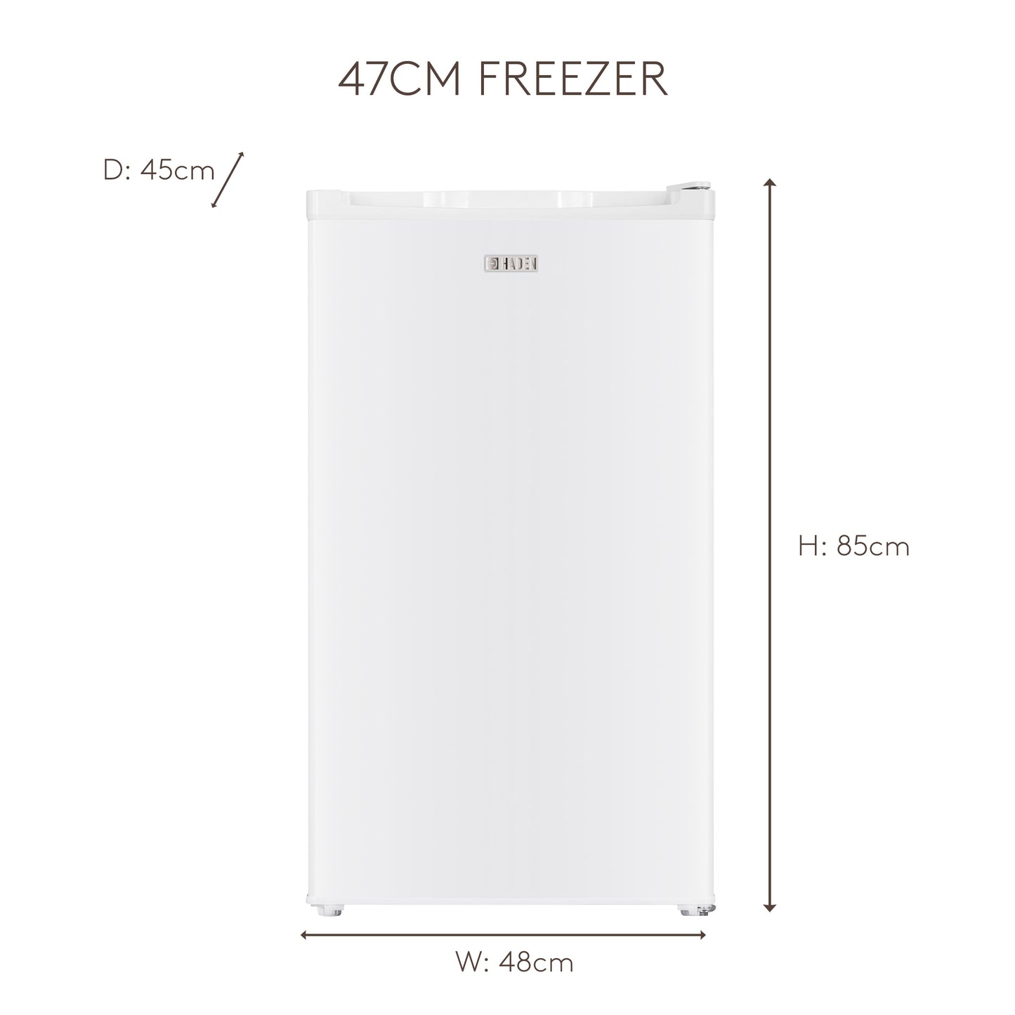 HZ765W-E 47cm Freezer Refrigerators Haden