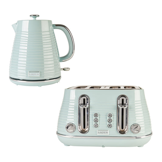 Haden Devon Eucalyptus Kettle and Toaster Bundle Bundle Haden