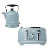 Haden Highclere Poole Blue Kettle and Toaster Bundle Bundle Haden
