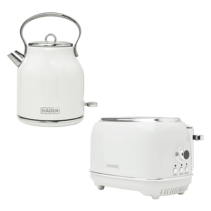 Haden Heritage Ivory Kettle and 2 Slice Toaster Bundle Bundle Haden