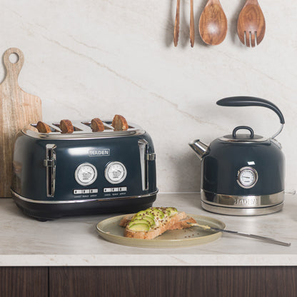 Haden Jersey Steel Blue Kettle and Toaster Bundle