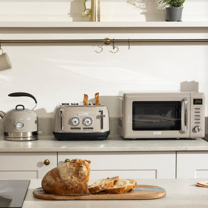 Haden Jersey Putty Kettle, Toaster and Microwave Bundle Bundle Haden