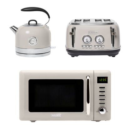 Haden Jersey Putty Kettle, Toaster and Microwave Bundle Bundle Haden