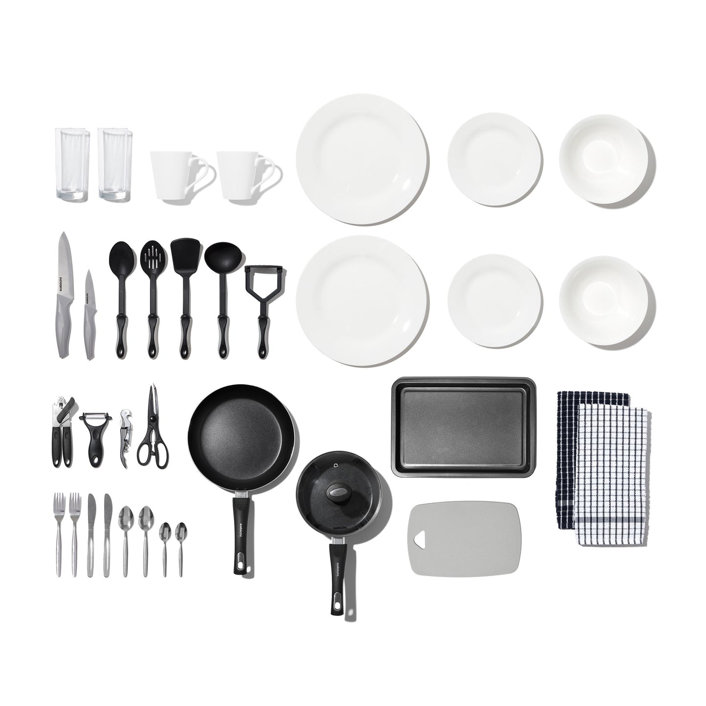 Haden 2.5L Air Fryer + 35-Piece Kitchen Starter Kit Bundle Haden